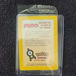 Pokemon Entei Black Star Promo Card #34 SEALED Movie Promo NEW - NEAR MINT - Image 1