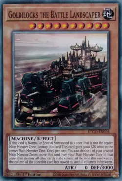 ETCO-EN038 GOLDILOCKS THE BATTLE LANDSCAPER COMMON 1ST EDITION YuGiOh CARD - Image 1
