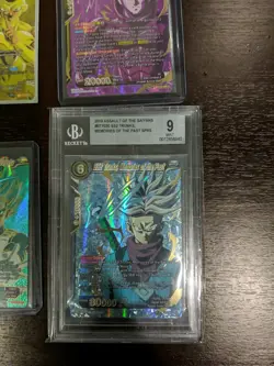 Dragon Ball Super Card Signed Spr Beerus, Frieza, Gohan, Hit, Vegeta, Trunks - Image 2