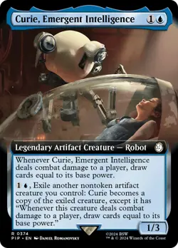 Curie, Emergent Intelligence (Extended Art) [Fallout] Foil Near Mint - Image 1