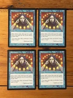 Mercadian Masques MTG Playset Brainstorm Magic - Image 1