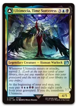 Ultimecia, Time Sorceress #247 (Foil) (NM) Final Fantasy FIN Magic MTG - Image 1