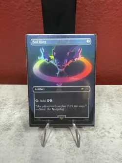 MTG Sol Ring (Sonic) (Rainbow) (2093) | NM Foil | Secret Lair Sonic {SLD} - Image 1