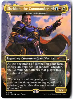 Sheldon, the Commander #1695 Mythic Secret Lair Drop Series NM/LP MTG - Image 1