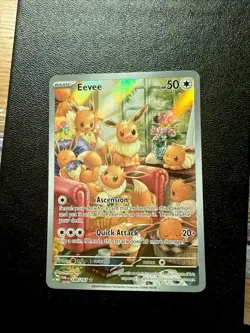 Eevee 188/167 Illustration Rare Twilight Masquerade Pokemon Near Mint - Image 1