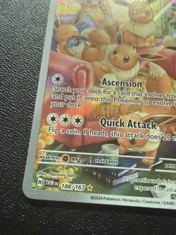 Eevee 188/167 Illustration Rare Twilight Masquerade Pokemon Near Mint - Image 5
