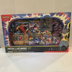 2025 Pokemon TCG Mega Lucario ex Premium Figure Collection Box Sealed New - Image 1