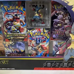 2025 Pokemon TCG Mega Lucario ex Premium Figure Collection Box Sealed New - Image 3