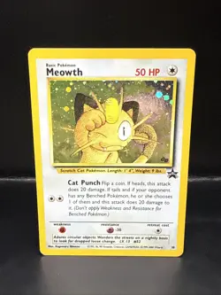 Pokemon Meowth Nintendo Black Star Promo 10 Holo Pokemon Card - Image 3