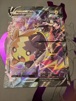Morpeko V-Union SWSH289 Black Star Promo Jumbo Card Pokemon TCG: Crown Zenith - Image 1