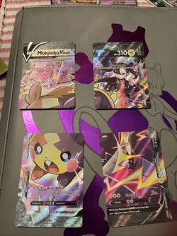 Morpeko V-Union SWSH289 Black Star Promo Jumbo Card Pokemon TCG: Crown Zenith - Image 2