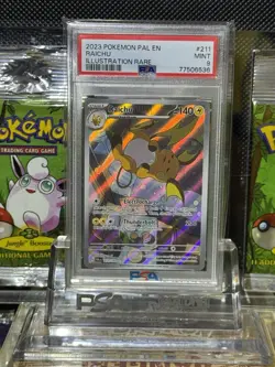 2023 POKEMON PALDEA EVOLVED ILLUSTRATION RARE RAICHU 211/193 PSA 9 MINT - Image 1