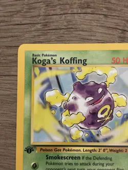 Pokemon TCG Koga's Koffing Gym Challenge 48/132 1st Ed Uncommon Basic 50 HP - Image 2