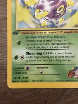 Pokemon TCG Koga's Koffing Gym Challenge 48/132 1st Ed Uncommon Basic 50 HP - Image 3