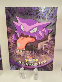 2000 Topps Pokemon HOLO Gastly, Haunter & Gengar SET of 3 - Image 3