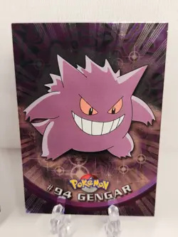 2000 Topps Pokemon HOLO Gastly, Haunter & Gengar SET of 3 - Image 4
