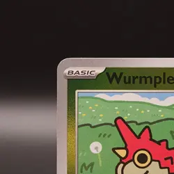 Pokemon TCG Ascended Heroes 011/217 Wurmple Reverse Holo Grass Energy - Image 2