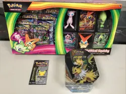 Lot Pokemon TCG Mythical Squishy Premium Collection Box Sealed New Celebrations - Image 1