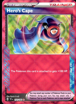 Hero's Cape 152/162 Temporal Forces Ace Spec Pokemon TCG - Image 1