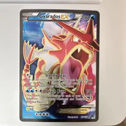 Pokemon Gyarados EX Full Art Ultra Rare Holo 114/122 Breakpoint 180 HP - Image 1
