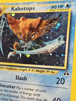 KABUTOPS 🌀SWIRL🌀 - 6/75 - Pokemon - NEO DISCOVERY 1st Edition Holo Rare - LP - Image 3