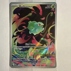 POKEMON TCG: BULBASAUR 133/132 MEGA EVOLUTION BOX TOPPER SEALED‼ - Image 2