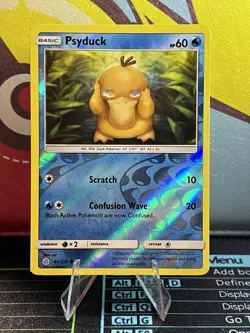 Pokemon TCG - 2019 Psyduck 40/236 - Cosmic Eclipse - Reverse Holo - NM - Image 1