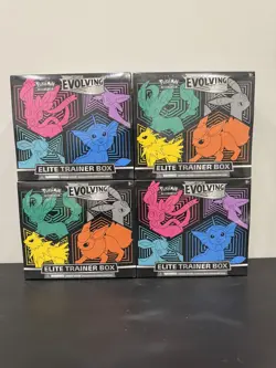 Pokemon TCG -Sword and Shield: Evolving Skies Elite Trainer Box - Purple/Blue - Image 1