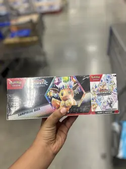 Pokemon Prismatic Evolutions Surprise Box And Booster Bundle- Sam's Club SEALED! - Image 1