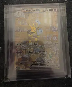 Pokemon TCG Alakazam EX Holo Ultra Rare Scarlet and Violet 151 English Edition - Image 1