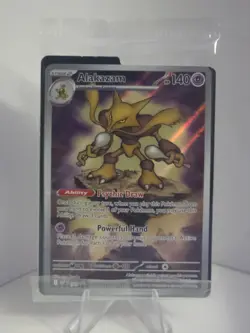 Pokemon TCG Mega Evolutions Alakazam #009 Black Star Promo SEALED w/Dividers - Image 1