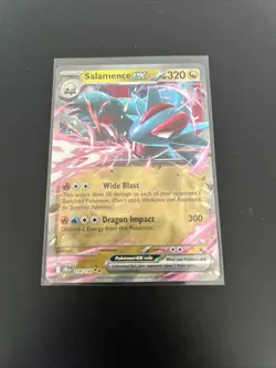 Salamence ex 114/159 Sv09: Journey Together Holo NM Pokemon TCG - Image 1
