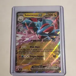 Pokemon TCG Salamence EX Holo Card 114/159SV09: Journey Together - Image 1