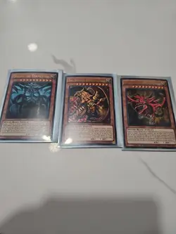 Yugioh Egyptian God Set Limited LDK2 NM - Image 1