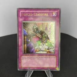 Yugioh Forced Ceasefire FET-EN060 1. Edition Ultimate Rare EXZ - Image 1