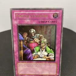 Yugioh Forced Ceasefire FET-EN060 1. Edition Ultimate Rare EXZ - Image 4