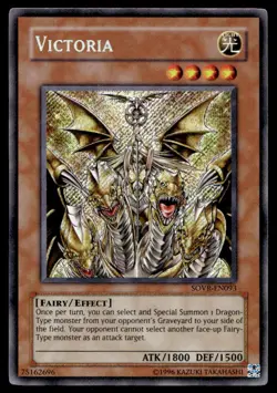 Yu-Gi-Oh TCG Stardust Overdrive #SOVR-EN093 Victoria Secret Rare - Image 1