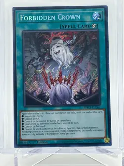 Yugioh! Forbidden Crown BPRO-EN067 Secret Rare 1st Edition NM - Image 1