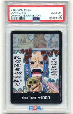 2023 One Piece Kingdoms of Intrigue Don!! Card Alternate Art PSA 10 Gem Mint - Image 1