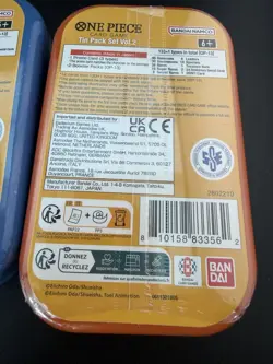 One Piece Tin Pack Set Vol 2 Set of 3 | TS-02 OP-13 | Factory Sealed | Bandai - Image 3