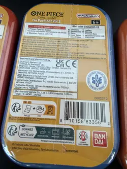 One Piece Tin Pack Set Vol 2 Set of 3 | TS-02 OP-13 | Factory Sealed | Bandai - Image 4