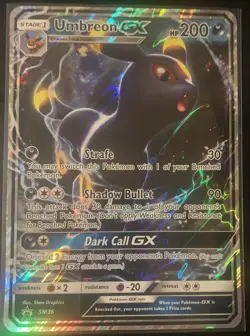 Jumbo Card Umbreon GX SM36 Black Star Promo Oversized Pokemon Card NM - Image 1