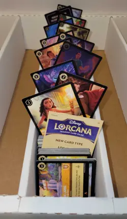 Disney Lorcana Bulk Lot 900+ Cards LP-NM Com/Unc/Rare + Some Foils Included - Image 2