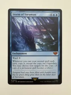 Storm of Saruman MTG Magic the Gathering Card NM Near Mint LTR - Image 1