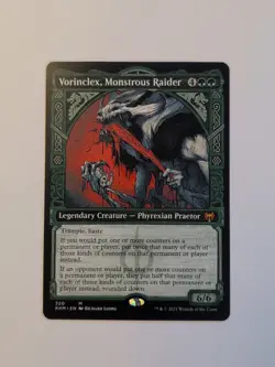 MTG Vorinclex, Monstrous Raider Mythic Rare Kaldheim Showcase Card - Image 1