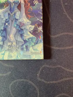 Goddess Nami Snow World Preimium Thick Card Waifu Doujin One Piece Full Art - Image 5