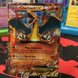 Pokemon Charizard EX XY17 XY Promo Holo 180 HP Basic Card - Image 1