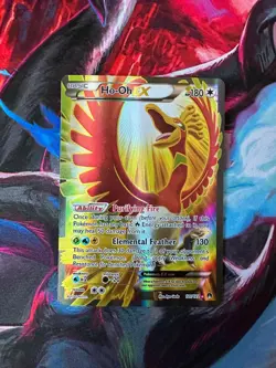 Pokemon TCG Ho-Oh EX Full Art Holo Card 121/122 Ultra - Image 1