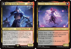 Kuja, Genome Sorcerer // Trance Kuja, Fate Defied - Final Fantasy #0232 MTG Magi - Image 1