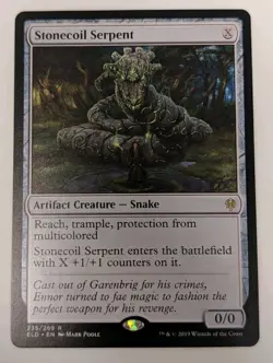 Stonecoil Serpent Throne of Eldraine - MTG RARE - Image 1
